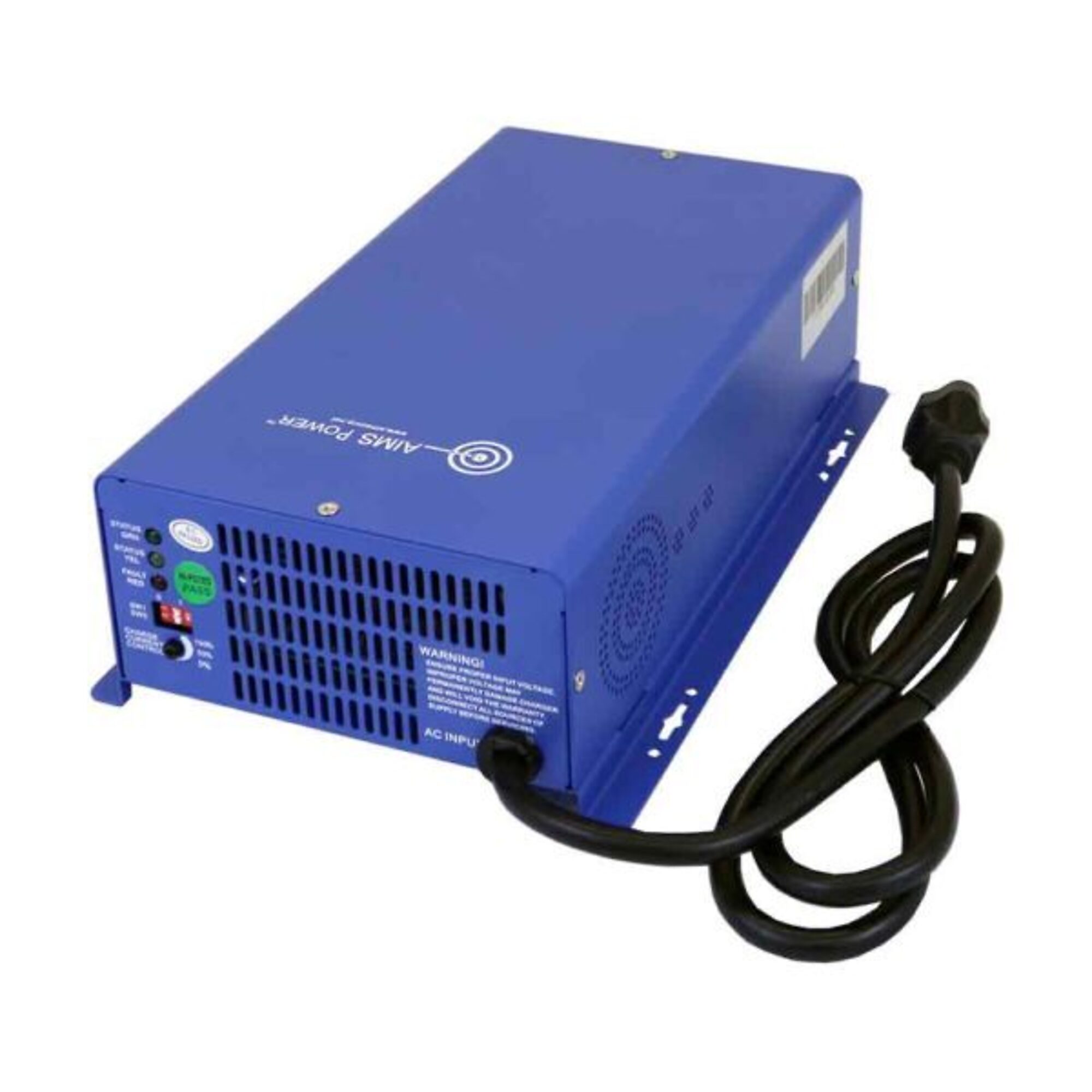 AIMS Power Charger 120V AC, Input Selectable, 36V/25A or 48V/18.75A Output, CON120AC3648DC